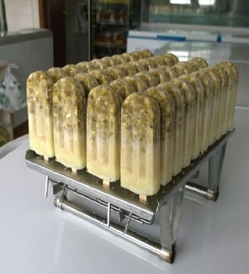 comprar Juego de moldes de helado manual de acero inoxidable con soporte para palitos y extractor, uso comercial online manufacture