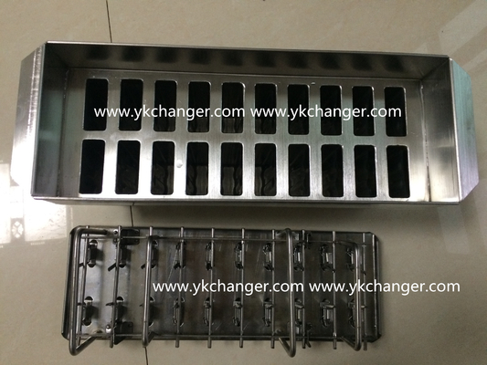 comprar Molde para paletas heladas de acero inoxidable, moldes para helados congelados, juego de moldes para helados de acero inoxidable con soporte para palitos online manufacture