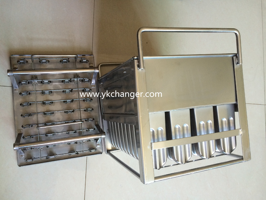 comprar Molde de helado conjunto molde de acero inoxidable helado manual de uso comercial con soporte de palo online manufacture