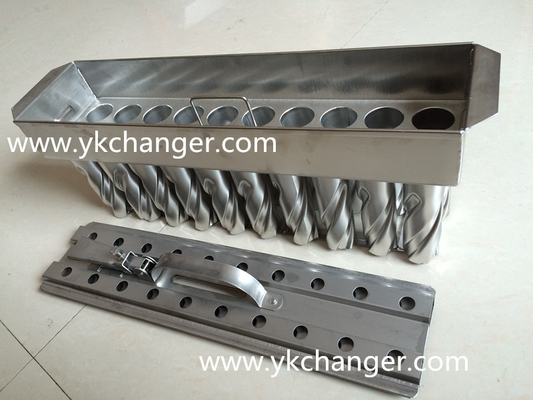 comprar Molde de paletas de hielo comercial de acero inoxidable con extractor, alta calidad online manufacture
