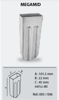 comprar Juego de moldes para helados de acero inoxidable 304, caja, extractor de palitos y alineador online manufacture
