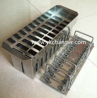 comprar Molde de paletas heladas de acero inoxidable, molde para paletas heladas congeladas, juego de moldes para paletas heladas para congelador, soporte para palitos online manufacture