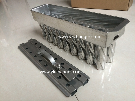 comprar Molde de helado de acero inoxidable de forma espiral molde de helado molde de pop congelado online manufacture