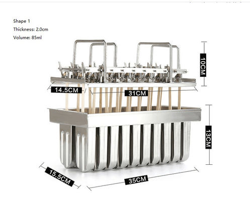 comprar Molde de helado congelador de acero inoxidable utilizar sólo 5 tamaños diferentes para que usted pueda seleccionar online manufacture