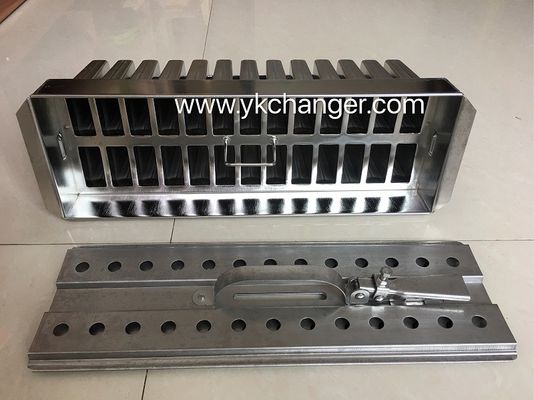 comprar Moldes de paletas de helado de acero inoxidable con extractor de palitos liso y alineador de palitos 85USD en oferta online manufacture