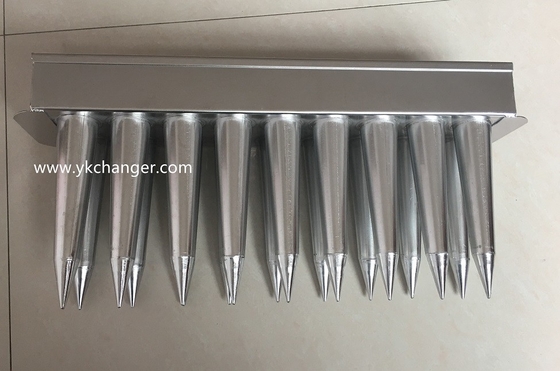 comprar Moldes de caramelo kulfi de paleta de hielo moldes de helado juego de acero inoxidable 2x9 18 cavidades 76ml con extractor de palitos de alta calidad online manufacture