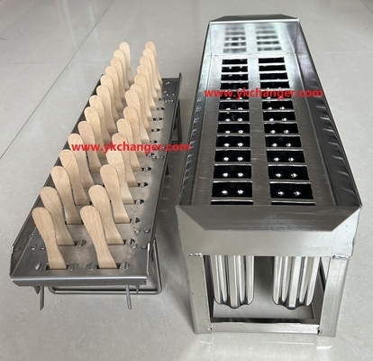 comprar Moldes de paletas de acero inoxidable personalizados, moldes de helado con soportes para palitos, de alta calidad online manufacture
