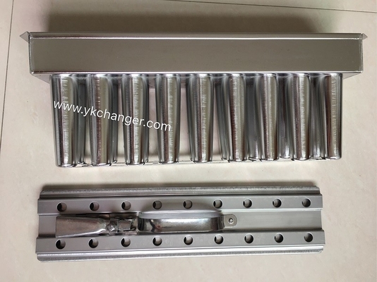 comprar Moldes para paletas de hielo de acero inoxidable 2x9 18 cavidades 35ml a 100ml con soporte para palitos, soldadura por robot plasma, uso semi-industrial online manufacture