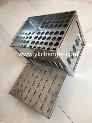 comprar Moldes para paletas de hielo de acero inoxidable, moldes para helados, 5x8, 40 piezas, 88 ml, con soporte para palitos, tipo manual online manufacture