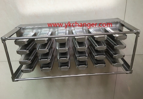 comprar Molde para helado italiano de acero inoxidable 4x6, 24 palitos, volumen 80ml, incluyendo soporte para palitos, alta calidad, aprobado por la CE online manufacture