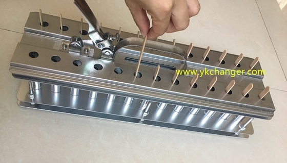 comprar Alineación de varillas Finamac para moldes de paletas 2x13 26 tubos, tipo hélice lisa, aluminio completo, grado alimenticio, alta calidad online manufacture