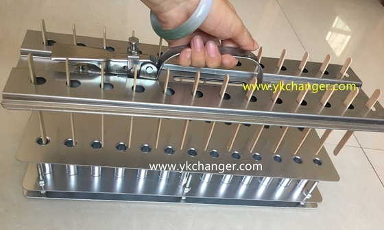 comprar Alineación de palitos Ataforma para moldes de helados paletas 2x13 26 tubos tipo hélice lisa de aluminio de alta calidad alimentaria online manufacture