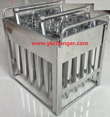 comprar Molde de helado de cola de acero inoxidable 5X6 30cavidades con soporte de palo molde de hielo de primera calidad online manufacture