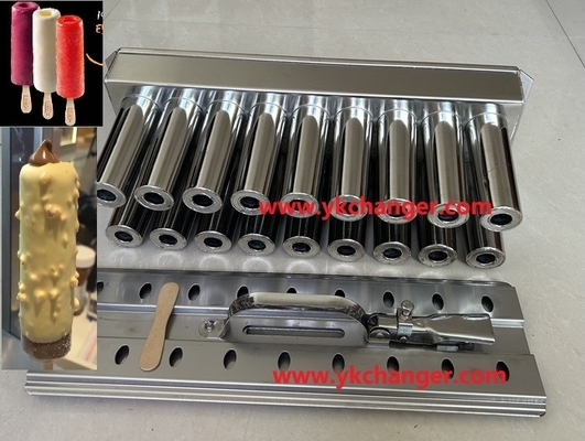 comprar Moldes de paletas de hielo de acero inoxidable con relleno en la parte superior, moldes de helado con orificio de llenado online manufacture