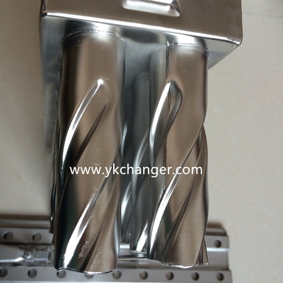 comprar Moldes para paletas de hielo moldes para helados de acero inoxidable 2x9 18 BARRAS 85ml Forma de taladro con extractor de palitos online manufacture