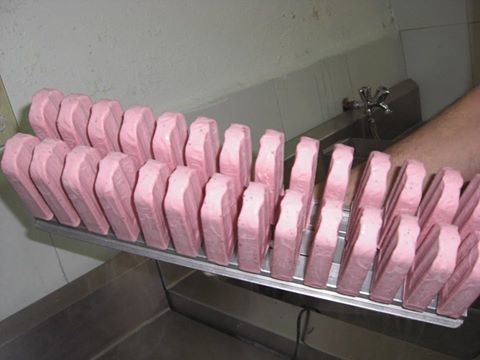 Moldes para helados, polos, formando acero inoxidable, 28 moldes, 63ml, tipo brida ataforma con soporte para palitos liso, alta calidad