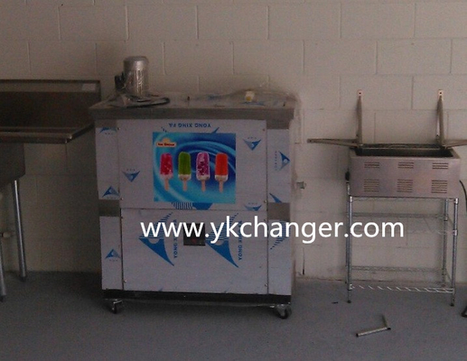 Máquina de helados de paleta helada para molde de cesta o molde de bandeja