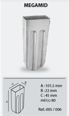 Juego de moldes para helados de acero inoxidable 304, caja, extractor de palitos y alineador