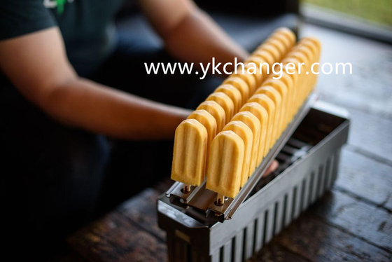 Molde de helado de acero inoxidable, máquina para hacer helado, forma de helado, moldes ataforma
