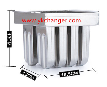 Moldes para paletas heladas DIY uso doméstico acero inoxidable grado alimenticio alta calidad 8 cavidades con soporte para palitos