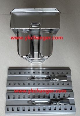 Moldes de helado de barra de chocolate, moldes de paletas de acero inoxidable, moldes de helado de 55 ml, moldes de helado de 55 ml con soporte para palitos