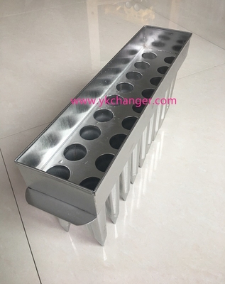 Molde para helados fríos Kulfi caramelos molde para pastillas de hielo 2x9 18cavidades 76ml con extractor de palo de alta calidad