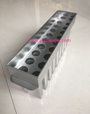 Moldes de caramelo kulfi de helado, moldes de paletas de hielo, juego de acero inoxidable 2x9, 18 cavidades, 76 ml con extractor de palitos, alta calidad