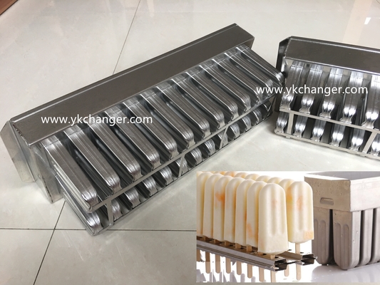 Moldes de helado de acero, moldes para helados tipo paleta, soldadura robotizada por plasma de alta calidad con soporte para palitos