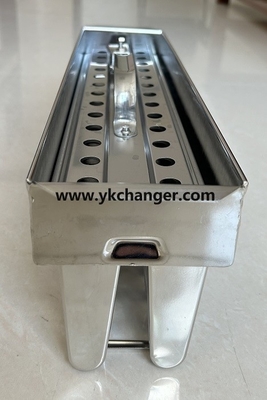 Moldes de paleta de acero inoxidable para mini paletas de 30 ml, moldes de helado tipo Brasil, tipo ataforma con extractor