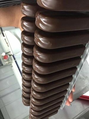 Molde de helado magnum de acero inoxidable de 86 ml tipo ataforma 2X13 con soporte para palos para uso comercial