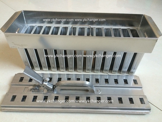 Fabricación de moldes para paletas, material de acero inoxidable de grado alimenticio, 2x13, 26 piezas, paletas mexicanas, 123 ml con relleno de 35 ml