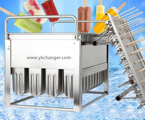 Molde de helado comercial de helados de helado de acero inoxidable robot de soldadura de plasma inoxidable con soportes de palo venta caliente 99USD sólo