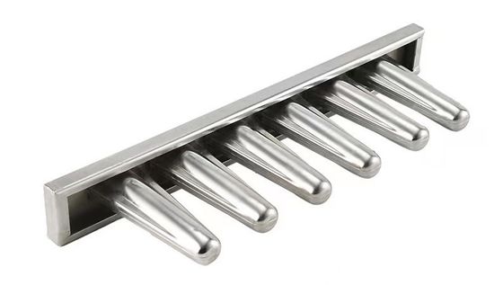 Plantillas de moldes de helado de 6 palitos de acero inoxidable, tipo ovalado de 6 cavidades, en oferta, forma de cohete, pedido personalizado