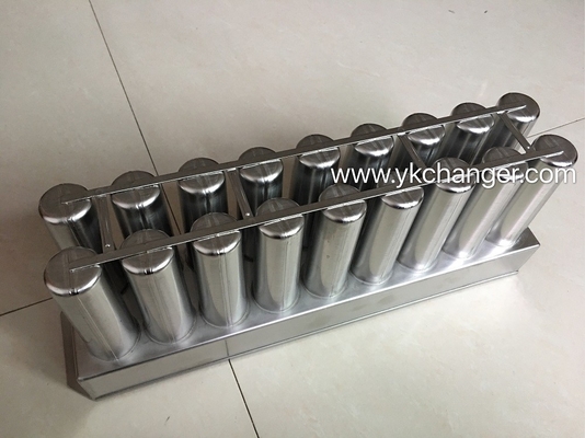 Moldes de helado kulfi de acero inoxidable, moldes para polos de hielo 2x9 117ML, listos en stock, soldadura por robot de plasma, alta calidad