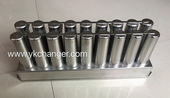 Moldes para polos de kulfi de acero inoxidable, moldes para helados y caramelos, 2x9, 117ML, listos en stock, soldadura por robot de plasma, alta calidad