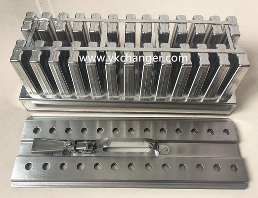 Moldes de paletas ONYX, moldes para helados, uso comercial, 2x13, 90 ml, paletas, venta caliente con soporte para palitos, tipo plataforma