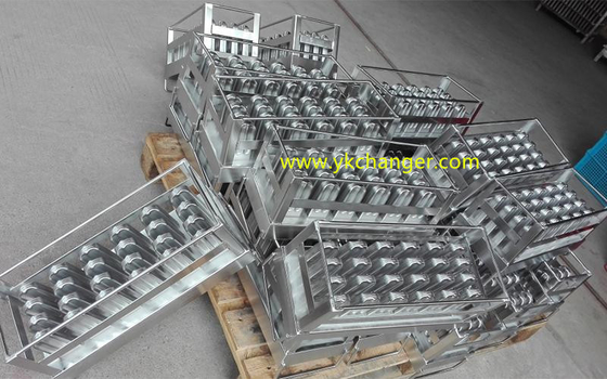 Moldes de helado manuales, moldes para paletas 4x6, 24 palitos con soporte para palitos, soldados por robot de plasma