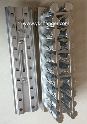 Moldes de paletas de metal ONYX, moldes para máquina de paletas, acero inoxidable 2x9 18 BARRAS 85ml, forma de taladro con extractor de palitos