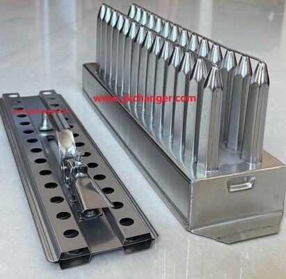 Moldes para paletas de hielo con forma de lápiz, moldes para paletas de hielo 2X14, 28 palitos, moldes pequeños para helados de 30 ml, tipo Brasil de acero inoxidable