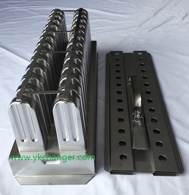 Moldes para paletas de la mejor calidad, moldes de helado de acero inoxidable 2x13 26 cavidades megamex 90ML listos en stock