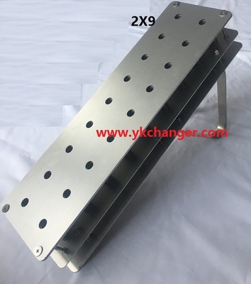 Alineador de palitos para helado, alineación de palitos para paletas, alineador de palitos, alineación de palitos 2X9 18 tubos tipo ataforma