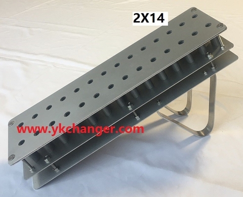 Alineador de palitos Ataforma para helados, alineación de palitos para soporte de paletas, alineador de palitos para helados 2X14,